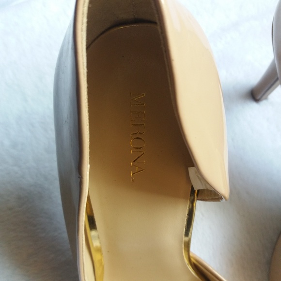 MERONA D'Orsay Womens Tan Heels Size 9.5 - Picture 4 of 8